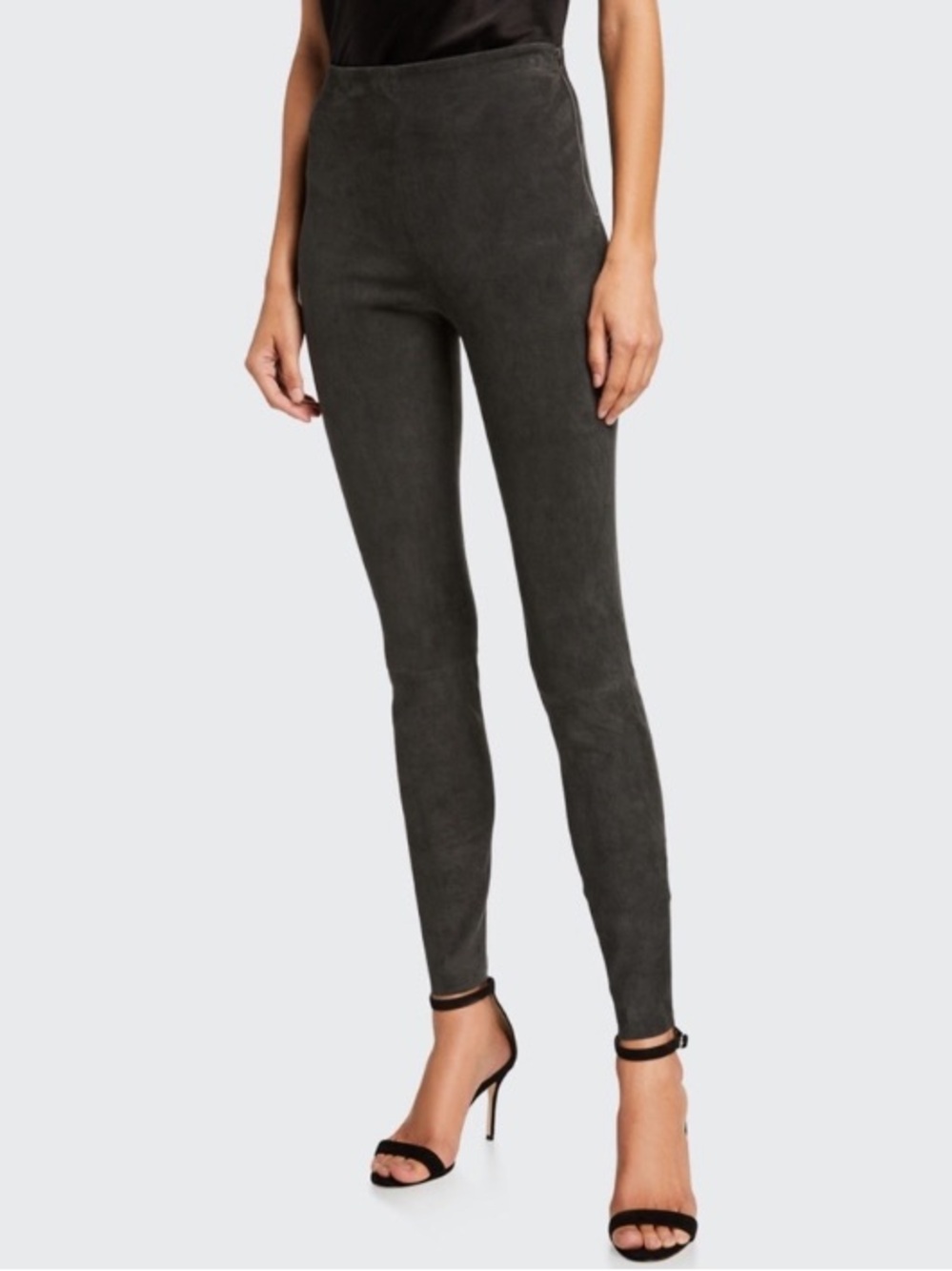 Alice + Olivia Maddox Suede Leggings